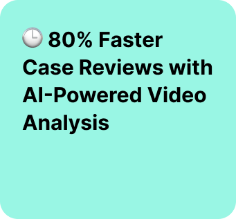 Fast AI fuelled case reviews